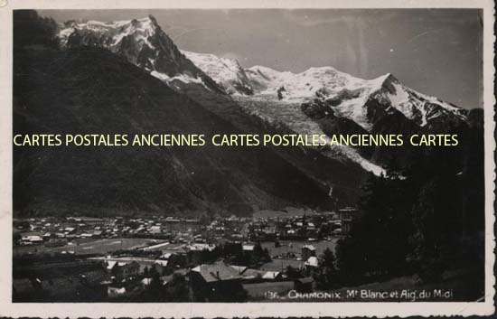 Cartes postales anciennes > CARTES POSTALES > carte postale ancienne > cartes-postales-ancienne.com Auvergne rhone alpes Haute savoie Chamonix Mont Blanc