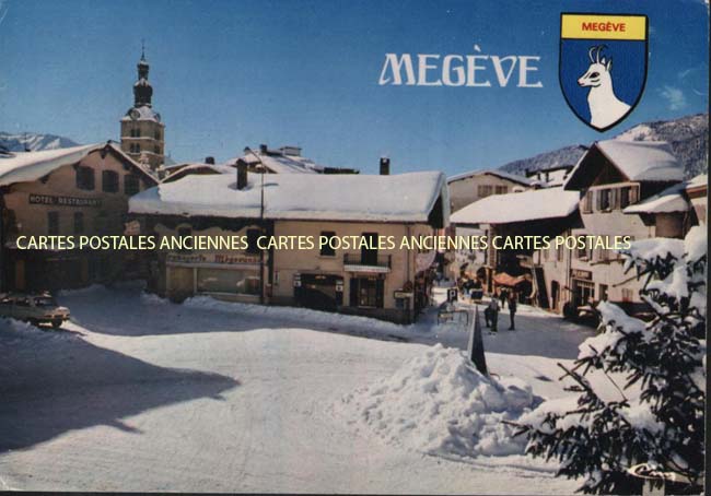 Cartes postales anciennes > CARTES POSTALES > carte postale ancienne > cartes-postales-ancienne.com Auvergne rhone alpes Haute savoie Megeve