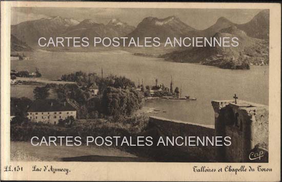 Cartes postales anciennes > CARTES POSTALES > carte postale ancienne > cartes-postales-ancienne.com Auvergne rhone alpes Haute savoie Talloires