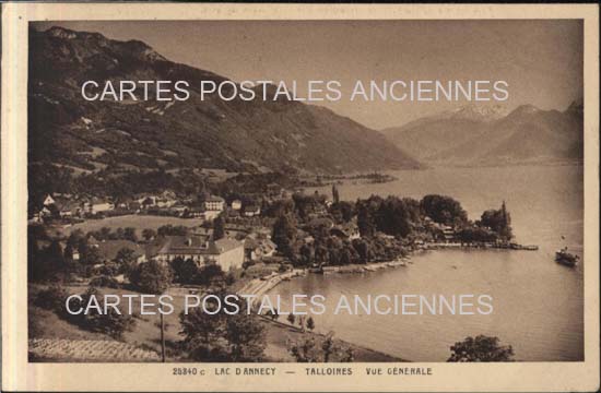 Cartes postales anciennes > CARTES POSTALES > carte postale ancienne > cartes-postales-ancienne.com Auvergne rhone alpes Haute savoie Talloires