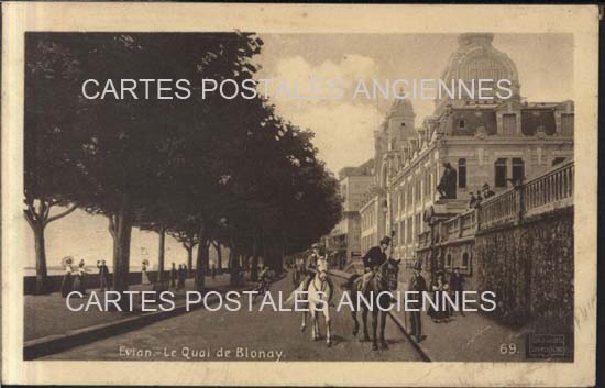 Cartes postales anciennes > CARTES POSTALES > carte postale ancienne > cartes-postales-ancienne.com Auvergne rhone alpes Haute savoie Evian Les Bains