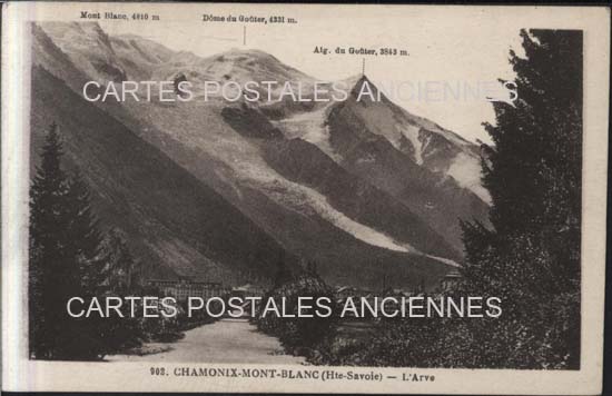 Cartes postales anciennes > CARTES POSTALES > carte postale ancienne > cartes-postales-ancienne.com Auvergne rhone alpes Haute savoie Chamonix Mont Blanc