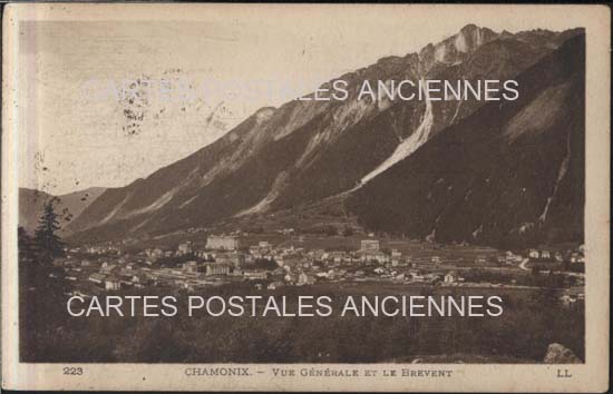 Cartes postales anciennes > CARTES POSTALES > carte postale ancienne > cartes-postales-ancienne.com Auvergne rhone alpes Haute savoie Chamonix Mont Blanc