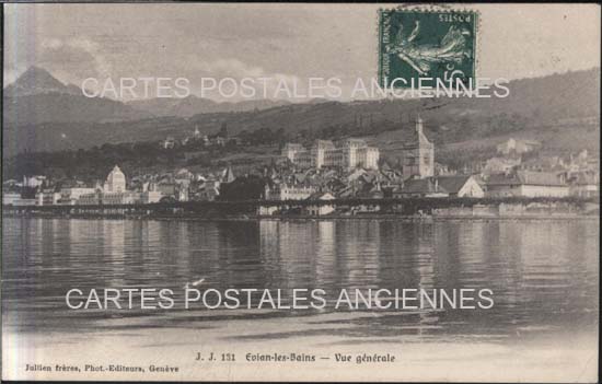 Cartes postales anciennes > CARTES POSTALES > carte postale ancienne > cartes-postales-ancienne.com Auvergne rhone alpes Haute savoie Evian Les Bains