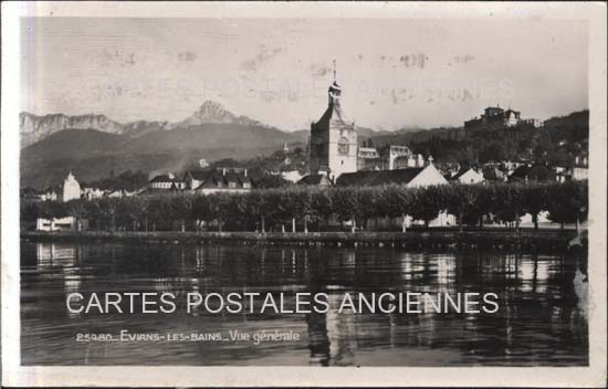 Cartes postales anciennes > CARTES POSTALES > carte postale ancienne > cartes-postales-ancienne.com Auvergne rhone alpes Haute savoie Evian Les Bains