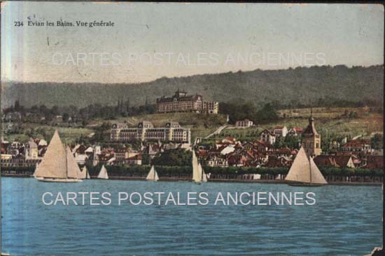 Cartes postales anciennes > CARTES POSTALES > carte postale ancienne > cartes-postales-ancienne.com Auvergne rhone alpes Haute savoie Evian Les Bains