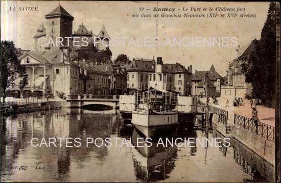 Cartes postales anciennes > CARTES POSTALES > carte postale ancienne > cartes-postales-ancienne.com Auvergne rhone alpes Haute savoie Annecy