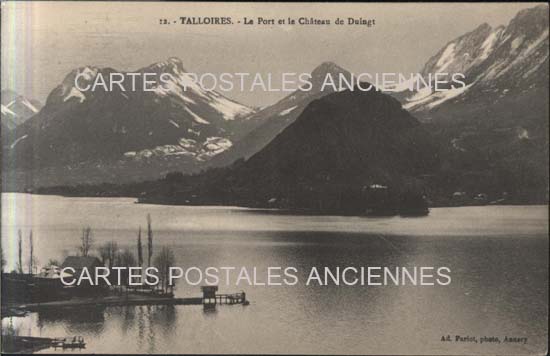 Cartes postales anciennes > CARTES POSTALES > carte postale ancienne > cartes-postales-ancienne.com Auvergne rhone alpes Haute savoie Talloires