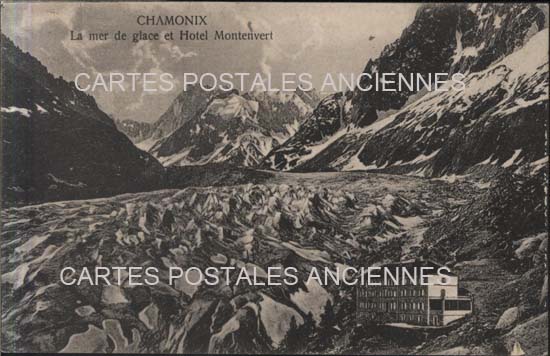 Cartes postales anciennes > CARTES POSTALES > carte postale ancienne > cartes-postales-ancienne.com Auvergne rhone alpes Haute savoie Chamonix Mont Blanc