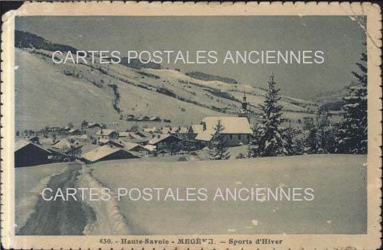 Cartes postales anciennes > CARTES POSTALES > carte postale ancienne > cartes-postales-ancienne.com Auvergne rhone alpes Haute savoie Megeve