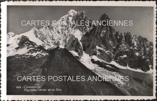 Cartes postales anciennes > CARTES POSTALES > carte postale ancienne > cartes-postales-ancienne.com Auvergne rhone alpes Haute savoie Chamonix Mont Blanc