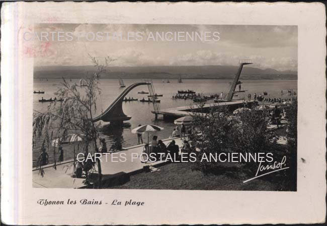 Cartes postales anciennes > CARTES POSTALES > carte postale ancienne > cartes-postales-ancienne.com Auvergne rhone alpes Haute savoie Thonon Les Bains