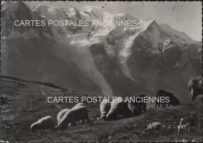 Cartes postales anciennes > CARTES POSTALES > carte postale ancienne > cartes-postales-ancienne.com Auvergne rhone alpes Haute savoie Chamonix Mont Blanc