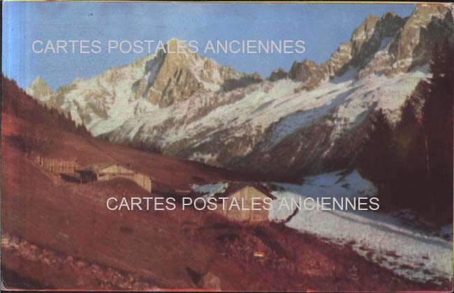 Cartes postales anciennes > CARTES POSTALES > carte postale ancienne > cartes-postales-ancienne.com Auvergne rhone alpes Haute savoie Chamonix Mont Blanc