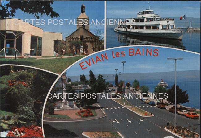 Cartes postales anciennes > CARTES POSTALES > carte postale ancienne > cartes-postales-ancienne.com Auvergne rhone alpes Haute savoie Evian Les Bains