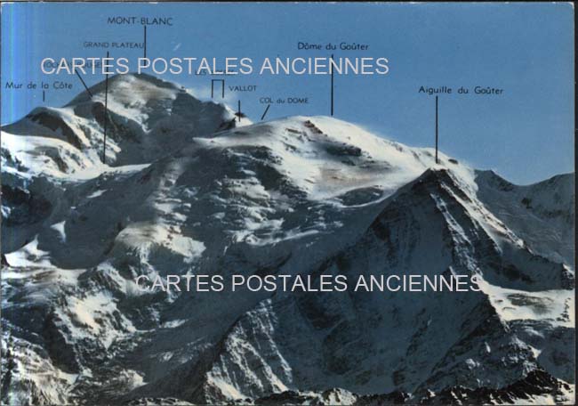 Cartes postales anciennes > CARTES POSTALES > carte postale ancienne > cartes-postales-ancienne.com Auvergne rhone alpes Haute savoie Chamonix Mont Blanc