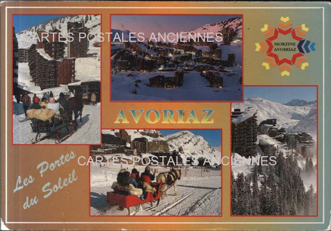 Cartes postales anciennes > CARTES POSTALES > carte postale ancienne > cartes-postales-ancienne.com Auvergne rhone alpes Haute savoie Avoriaz