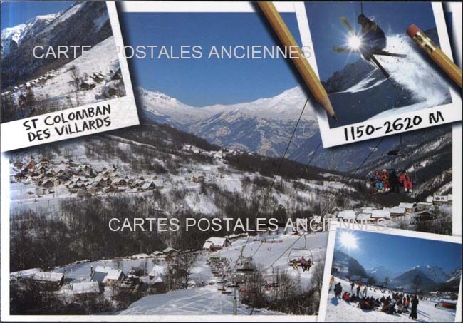 Cartes postales anciennes > CARTES POSTALES > carte postale ancienne > cartes-postales-ancienne.com Auvergne rhone alpes Savoie Saint Colomban Des Villards