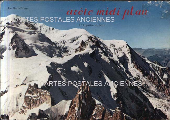 Cartes postales anciennes > CARTES POSTALES > carte postale ancienne > cartes-postales-ancienne.com Auvergne rhone alpes Haute savoie Chamonix Mont Blanc