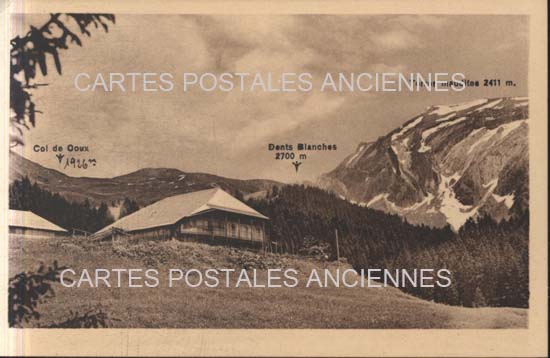 Cartes postales anciennes > CARTES POSTALES > carte postale ancienne > cartes-postales-ancienne.com Auvergne rhone alpes Haute savoie Morzine