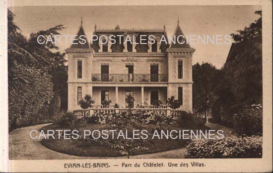 Cartes postales anciennes > CARTES POSTALES > carte postale ancienne > cartes-postales-ancienne.com Auvergne rhone alpes Haute savoie Evian Les Bains