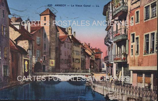 Cartes postales anciennes > CARTES POSTALES > carte postale ancienne > cartes-postales-ancienne.com Auvergne rhone alpes Haute savoie Annecy