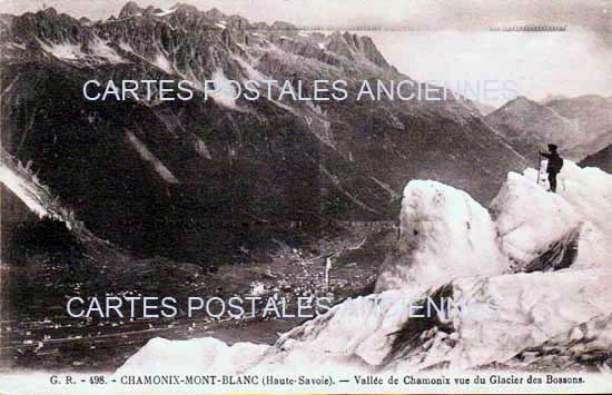 Cartes postales anciennes > CARTES POSTALES > carte postale ancienne > cartes-postales-ancienne.com Auvergne rhone alpes Haute savoie Chamonix Mont Blanc