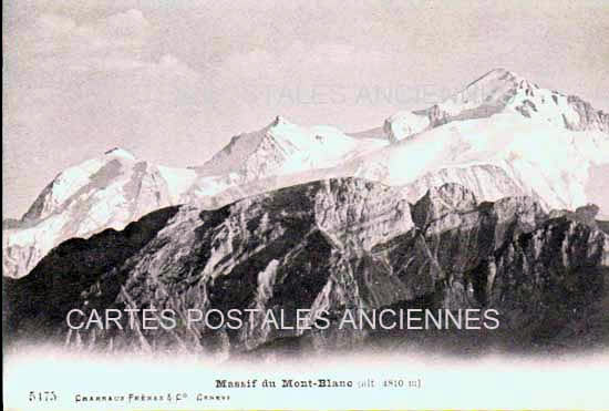 Cartes postales anciennes > CARTES POSTALES > carte postale ancienne > cartes-postales-ancienne.com Auvergne rhone alpes Haute savoie Chamonix Mont Blanc