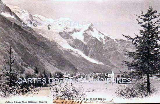 Cartes postales anciennes > CARTES POSTALES > carte postale ancienne > cartes-postales-ancienne.com Auvergne rhone alpes Haute savoie Chamonix Mont Blanc