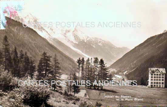 Cartes postales anciennes > CARTES POSTALES > carte postale ancienne > cartes-postales-ancienne.com Auvergne rhone alpes Haute savoie Chamonix Mont Blanc