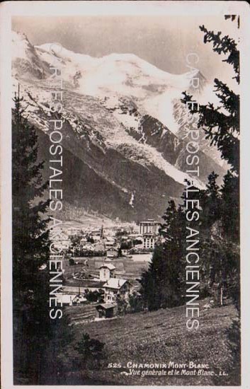 Cartes postales anciennes > CARTES POSTALES > carte postale ancienne > cartes-postales-ancienne.com Auvergne rhone alpes Haute savoie Chamonix Mont Blanc