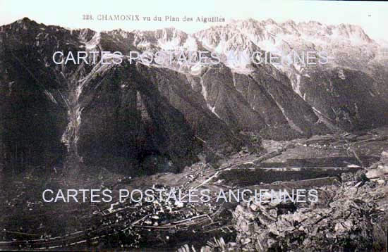 Cartes postales anciennes > CARTES POSTALES > carte postale ancienne > cartes-postales-ancienne.com Auvergne rhone alpes Haute savoie Chamonix Mont Blanc