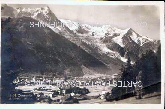 Cartes postales anciennes > CARTES POSTALES > carte postale ancienne > cartes-postales-ancienne.com Auvergne rhone alpes Haute savoie Chamonix Mont Blanc