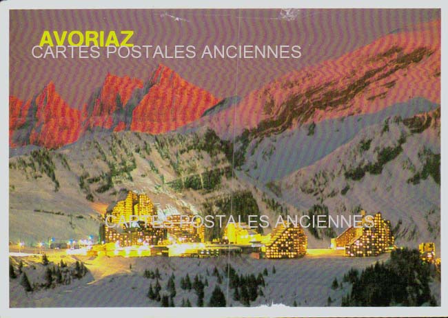 Cartes postales anciennes > CARTES POSTALES > carte postale ancienne > cartes-postales-ancienne.com Auvergne rhone alpes Haute savoie Avoriaz