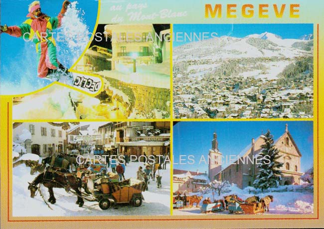 Cartes postales anciennes > CARTES POSTALES > carte postale ancienne > cartes-postales-ancienne.com Auvergne rhone alpes Haute savoie Megeve