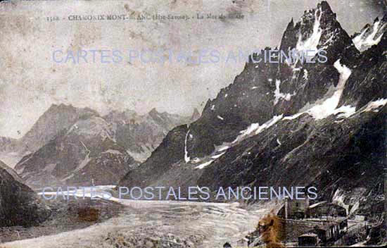 Cartes postales anciennes > CARTES POSTALES > carte postale ancienne > cartes-postales-ancienne.com Auvergne rhone alpes Haute savoie Chamonix Mont Blanc