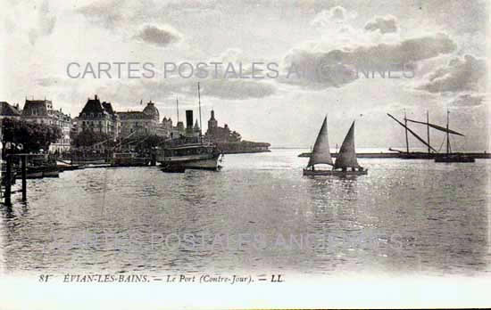 Cartes postales anciennes > CARTES POSTALES > carte postale ancienne > cartes-postales-ancienne.com Auvergne rhone alpes Haute savoie Evian Les Bains