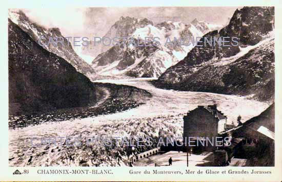 Cartes postales anciennes > CARTES POSTALES > carte postale ancienne > cartes-postales-ancienne.com Auvergne rhone alpes Haute savoie Chamonix Mont Blanc