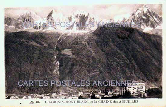 Cartes postales anciennes > CARTES POSTALES > carte postale ancienne > cartes-postales-ancienne.com Auvergne rhone alpes Haute savoie Chamonix Mont Blanc