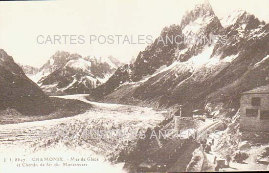 Cartes postales anciennes > CARTES POSTALES > carte postale ancienne > cartes-postales-ancienne.com Auvergne rhone alpes Haute savoie Chamonix Mont Blanc