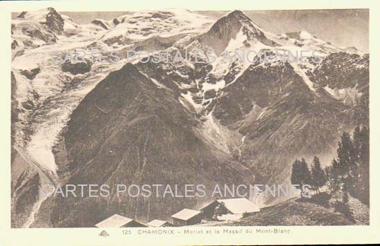 Cartes postales anciennes > CARTES POSTALES > carte postale ancienne > cartes-postales-ancienne.com Auvergne rhone alpes Haute savoie Chamonix Mont Blanc