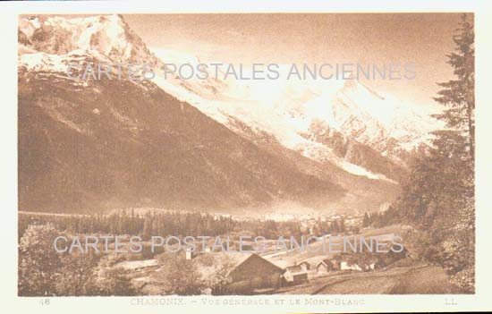 Cartes postales anciennes > CARTES POSTALES > carte postale ancienne > cartes-postales-ancienne.com Auvergne rhone alpes Haute savoie Chamonix Mont Blanc