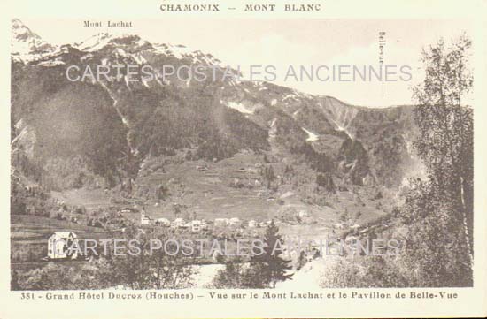 Cartes postales anciennes > CARTES POSTALES > carte postale ancienne > cartes-postales-ancienne.com Auvergne rhone alpes Haute savoie Chamonix Mont Blanc