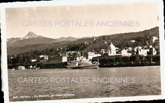 Cartes postales anciennes > CARTES POSTALES > carte postale ancienne > cartes-postales-ancienne.com Auvergne rhone alpes Haute savoie Evian Les Bains