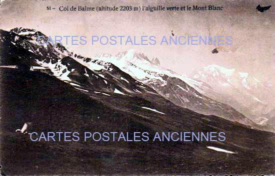 Cartes postales anciennes > CARTES POSTALES > carte postale ancienne > cartes-postales-ancienne.com Auvergne rhone alpes Haute savoie Chamonix Mont Blanc