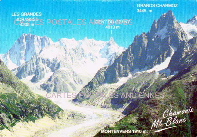 Cartes postales anciennes > CARTES POSTALES > carte postale ancienne > cartes-postales-ancienne.com Auvergne rhone alpes Chamonix Mont Blanc