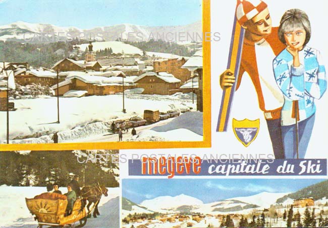 Cartes postales anciennes > CARTES POSTALES > carte postale ancienne > cartes-postales-ancienne.com Auvergne rhone alpes Megeve