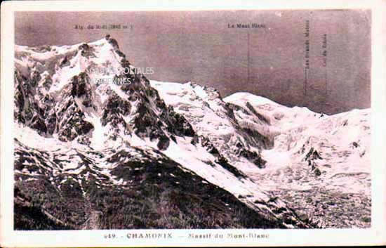 Cartes postales anciennes > CARTES POSTALES > carte postale ancienne > cartes-postales-ancienne.com Auvergne rhone alpes Chamonix Mont Blanc