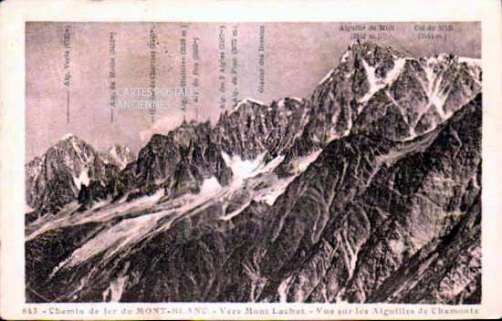 Cartes postales anciennes > CARTES POSTALES > carte postale ancienne > cartes-postales-ancienne.com Auvergne rhone alpes Chamonix Mont Blanc