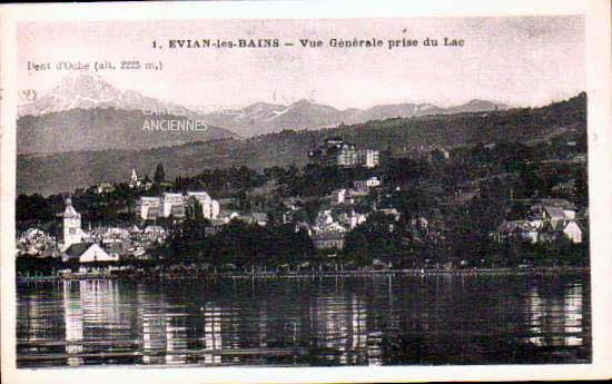 Cartes postales anciennes > CARTES POSTALES > carte postale ancienne > cartes-postales-ancienne.com Auvergne rhone alpes Evian Les Bains